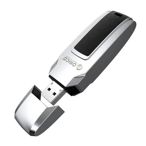 Unidad Flash USB Orico 64 Gb USB-A Lectura 100 Mb/S Escritura 50 Mb/S (Plateado)