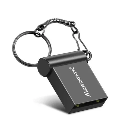 Unidad Microdata 32Gb USB 2.0 Disco Mini U Dos Usos Computadora Coche (Negro)