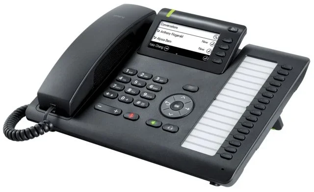 Unify OpenScape CP400 teléfono IP Negro