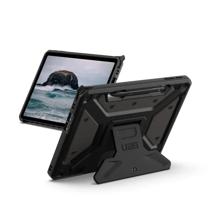 URBAN ARMOR GEAR Metropolis SE para Microsoft Surface Pro 12 Funda (2025 – 1ª Edición, «Designed for Surface» certificado, Surface Pro Type Cover compatible, Surface Slim Pen muesca) negro
