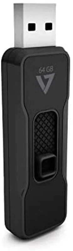 V7 Unidad flash USB 3.1 de 64GB con conector USB retráctil