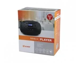Vakoss PF-6542K reproductor de CD Reproductor de CD portátil Negro