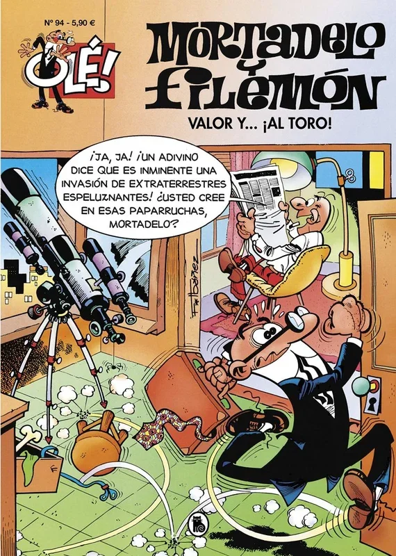 Valor y… ¡Al toro! (Olé! Mortadelo 94) (Bruguera Clásica)