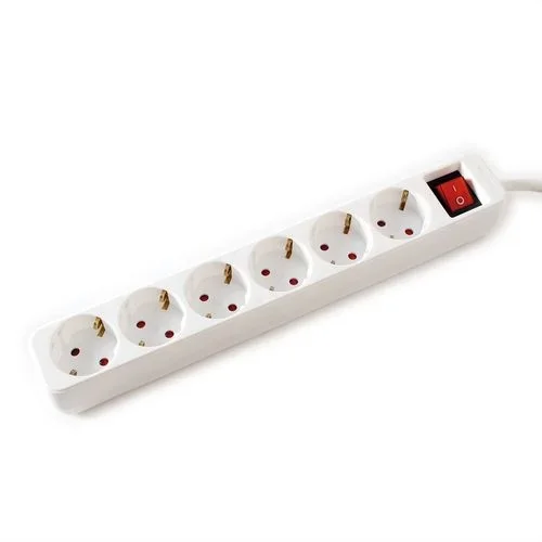 Value 19.99.1084 base múltiple 1,5 m 6 salidas AC Interior Blanco