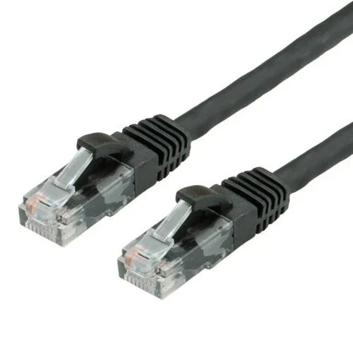 Value UTP, Cat6, 1.5m cable de red Negro 1,5 m U/UTP (UTP)