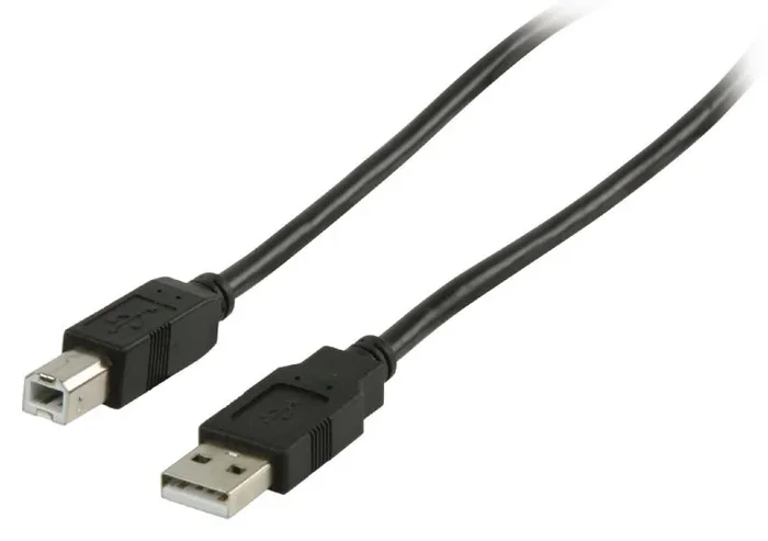Valueline 3m, USB 2.0 A – B cable USB USB A USB B Negro