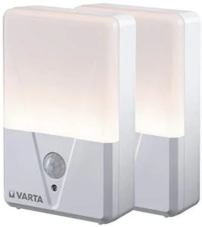 Varta Luz nocturna con sensor de movimiento, 2 unidades