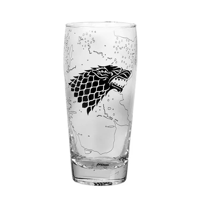 Vaso juego de tronos king in the north pilsner