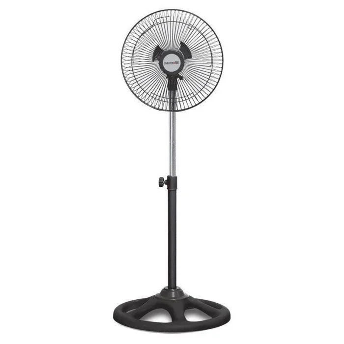 Ventilador de pie de 10″ de diámetro, pequeño y Potente. Altura Regulable,Motor silencioso,Potencia: 45W.ELECTROTEK ET-F10SF