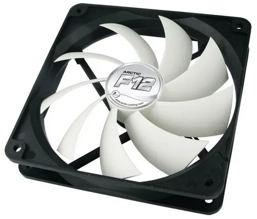 Ventilador f12 120mm 0.3 sone blanco-negro arctic