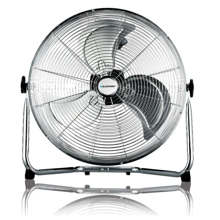 Ventilador industrial cromado de suelo 50cm 140w blaupunkt