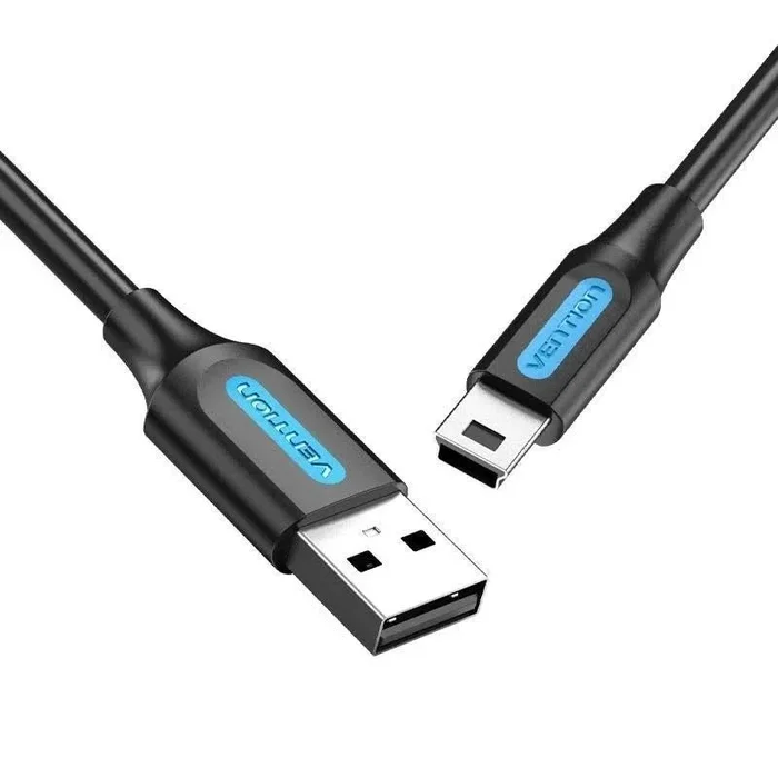 Vention Cable USB 2.0 COMBH/ USB Macho – MiniUSB Macho/ 2m/ Negro