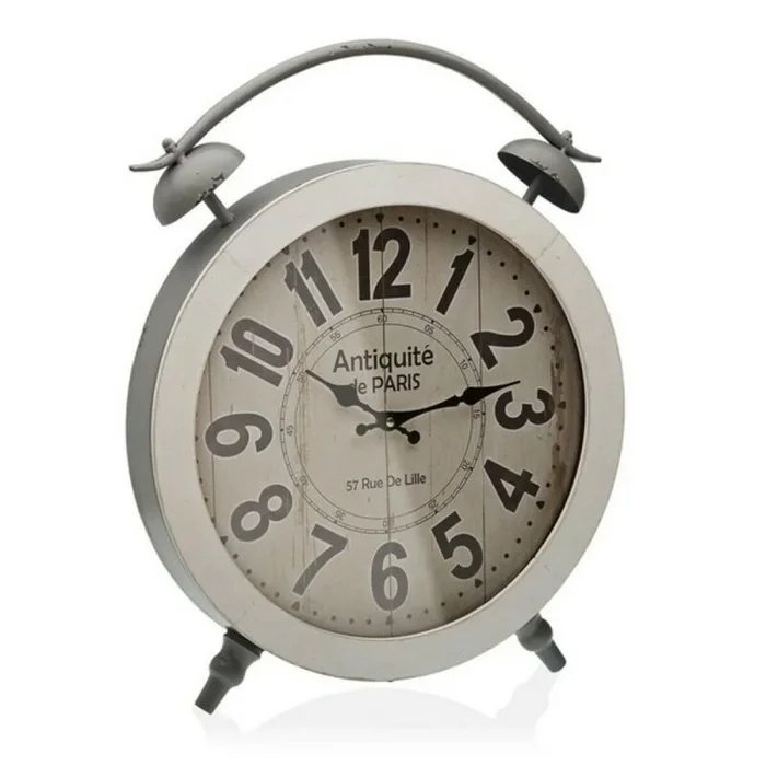 VERSA, Reloj sobremesa Blanco 41cm, Linea Relojes, sobremesa