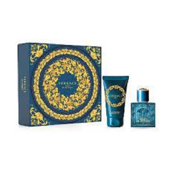 Versace eros eau de toilette 50ml vaporizador + gel de baño 50ml