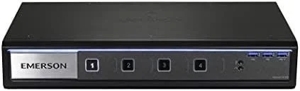 Vertiv Avocent KVM de escritorio SwitchView de 4 puertos, HDMI de doble cabezal, USB 3.0 en el panel delantero, audio, UE