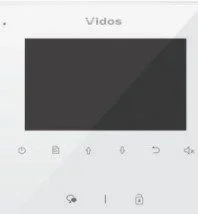 Vidos duo m1022w video interphone monitor