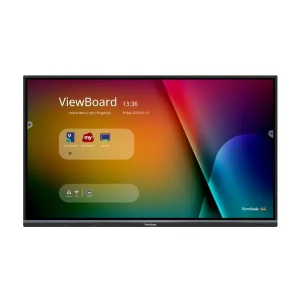 Viewsonic IFP5550-3 pizarra y accesorios interactivos 139,7 cm (55″) 3840 x 2160 Pixeles Pantalla táctil Negro HDMI