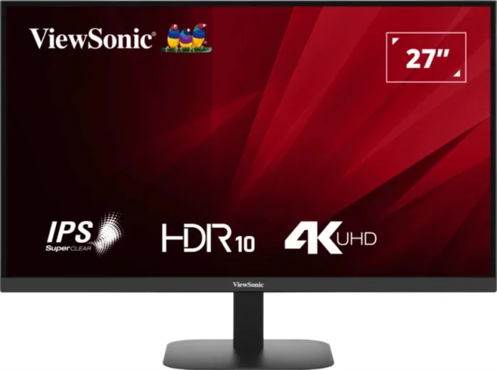 Viewsonic VA VA2708-4K-HD pantalla para PC 68,6 cm (27″) 3840 x 2160 Pixeles 4K Ultra HD LED Negro