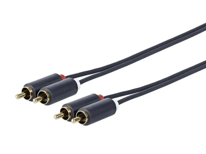 Vivolink PRORCARCA10 cable de audio 10 m 2 x RCA Negro