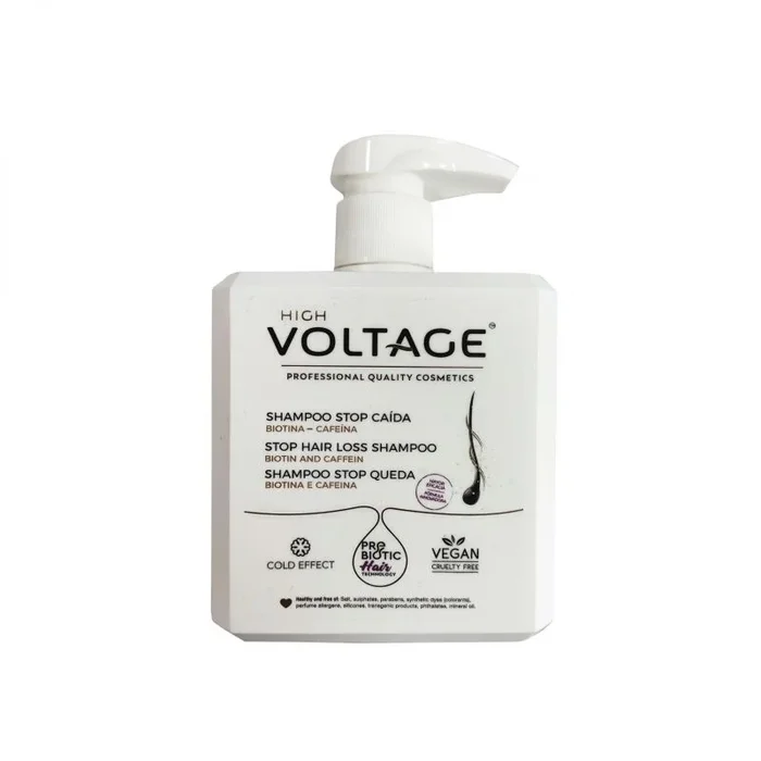 Voltage Shampoo Stop Caída 500 Ml. | Cuidado preventivo de la caída del cabello.