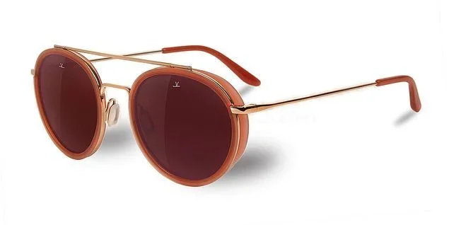 VUARNET Edge Ronde Rose – Pure Brown Purple Flashed