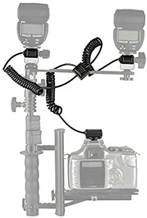 Walimex 2-fold flash extension cord for canon e-ttl