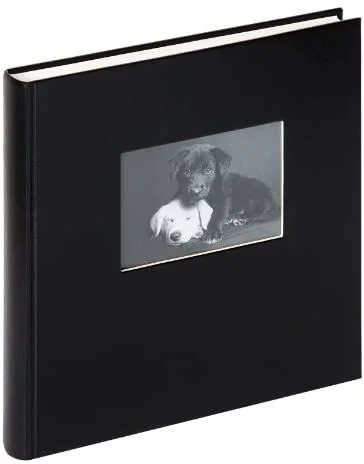 Walther Design FA-502-B álbum de foto y protector Negro 50 hojas