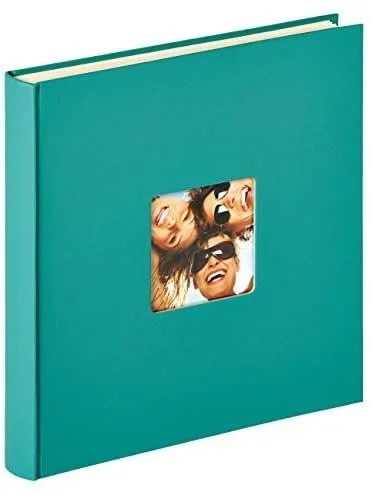 Walther Design SK-110-K álbum de foto y protector Turquesa 50 hojas Encuadernación de tapa dura
