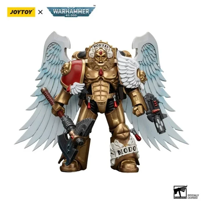 Warhammer 40,000 figura 1/18 blood angels sanguinary guard with encarmine axe and inferno pistol 12 cm