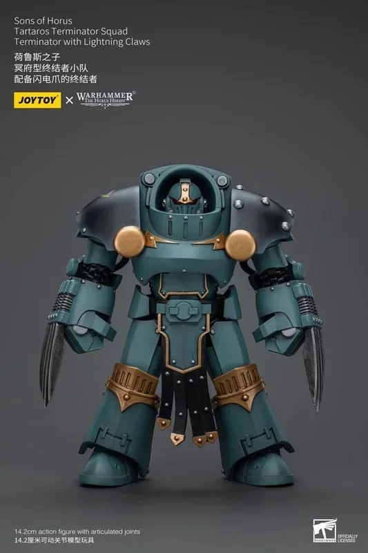 Warhammer 40k: Sons of Horus Tartaros Terminator Squad Terminator con garras relámpago figura de acción a escala 1:18