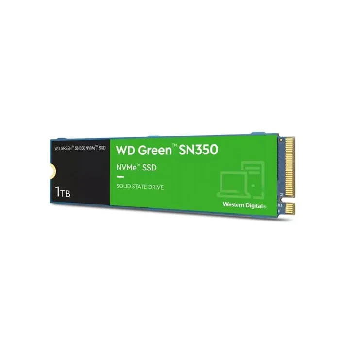 WD Green SN350 1TB NVMe Internal SSD Solid State Drive – Gen3 PCIe, QLC, M.2 2280, Up to 3,200 MB/s