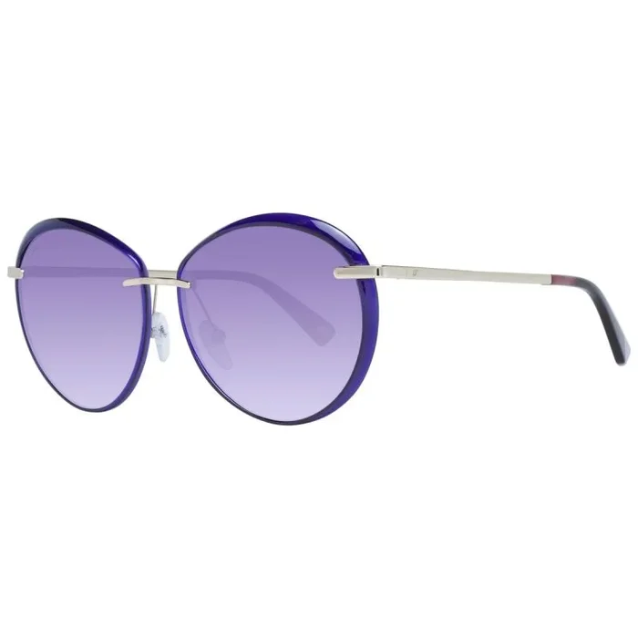 Web Eyewear WE0297 Gafas, Shiny Blue, 57 para Mujer