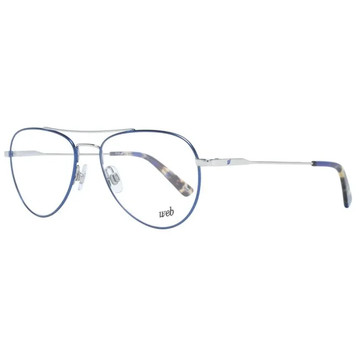 Web montura gafas de vista aviador de metal WE5273 Plateado Palladio/Blu