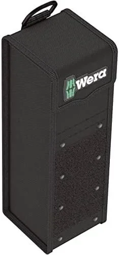 Wera 05004356001 caja de herramientas Negro Plástico, Poliéster