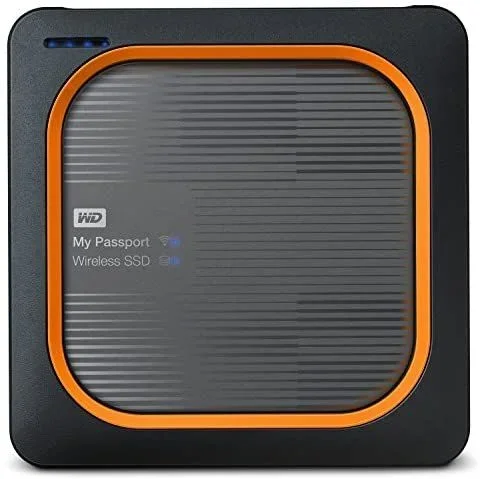 Western Digital My Passport 250 GB Wifi Gris, Naranja