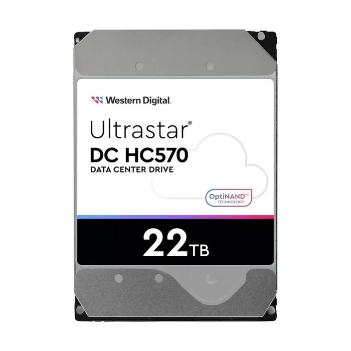 Western Digital Ultrastar DH HC570 disco duro interno 22 TB 7200 RPM 512 MB 3.5″ SAS