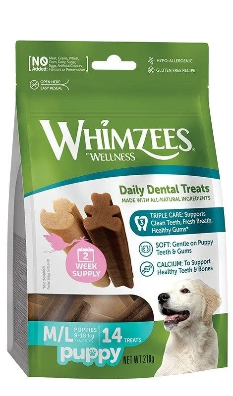 WHIMZEES Value Bag Puppy M/L 14UDS