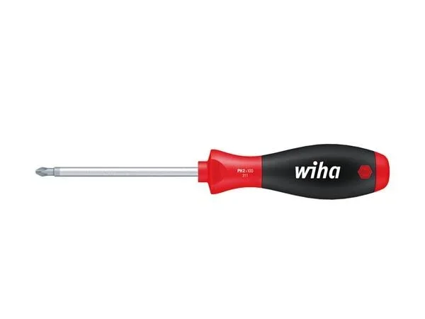 Wiha destornillador softfinish® phillips con varilla redonda (27756) ph0 x 100 mm