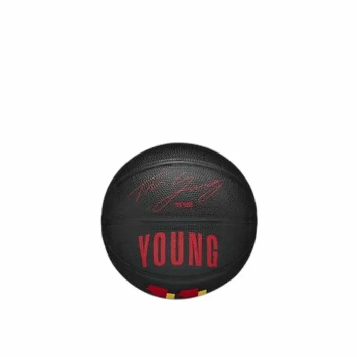 Wilson Basketball, NBA Player Icon Mini, Trae Young, Atlanta Hawks, Outdoor und Indoor