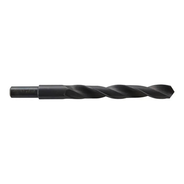 wolfcraft Broca para metal, HSS, forja por laminación, Ø 16 mm I 7535010 I Para taladrar metal