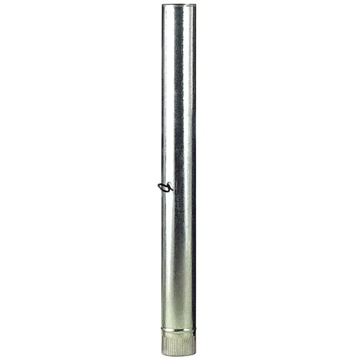 WOLFPACK LINEA PROFESIONAL – Tubo Estufa Acero Galvanizado Ø 110 mm, Ideal Estufas de Leña, Chimenea, Alta resistencia, Conducto Humos. Con Llave