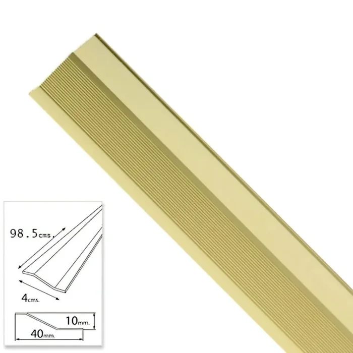 WOLFPACK LINEA PROFESIONAL Tapajuntas Adhesivo Para Ceramica Metal Oro 98,5 cm