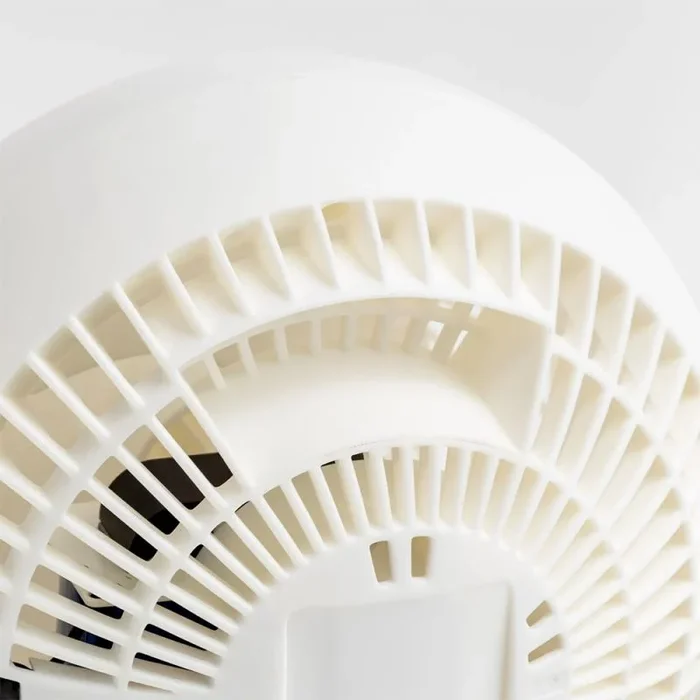 Woozoo, Ventilador de mesa silencioso, potente y portátil, 13m², Alcance 12m, Inclinación vertical de 360°, Oficina – Woozoo PCF-HE15 – Blanco