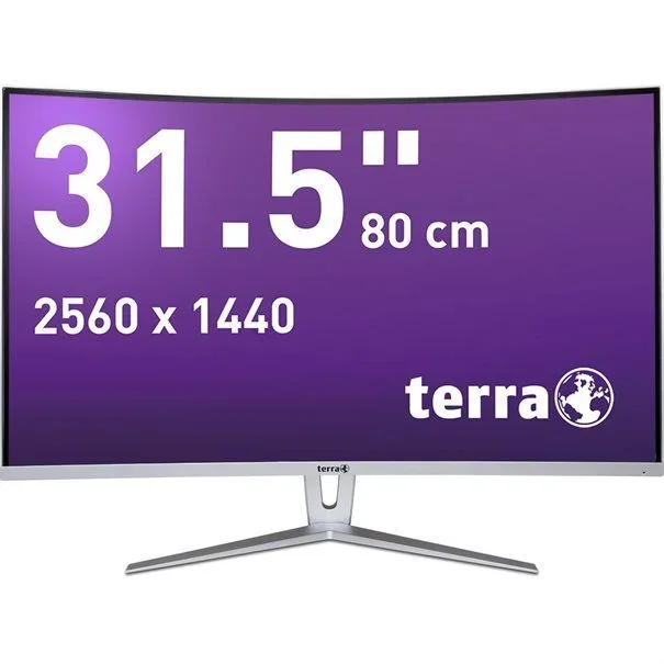 Wortmann AG 3030219 pantalla para PC 81,3 cm (32″) 2560 x 1440 Pixeles Dual WQHD LED Plata, Blanco