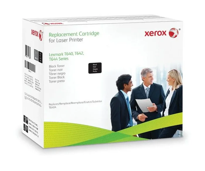 Xerox Cartucho de tóner negro. Equivalente a Lexmark 64016HE, 64036HE. Compatible con Lexmark T640, T642, T644