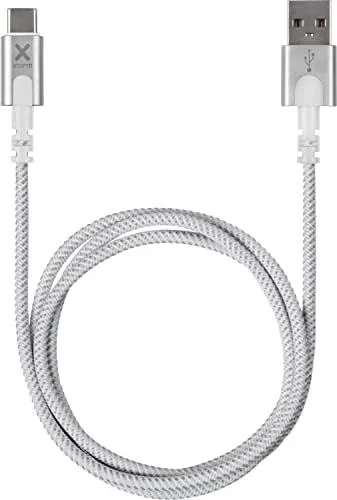 Xtorm CX2050 cable de teléfono móvil Blanco 1 m USB A USB C