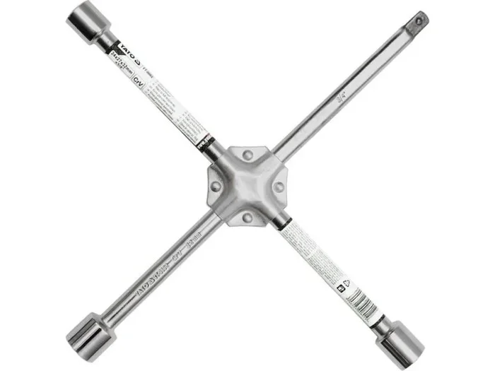 YATO YT-0802 – cruz llave de la llanta 24x27x32x3 / 4 «