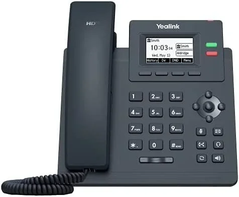 Yealink sip-t31p telé fono 2 cuentas sip, con poe, sin psu pantalla grá fica 2,3" 132 x 64-pixel con luz de fondo 2 teclas de lí ne