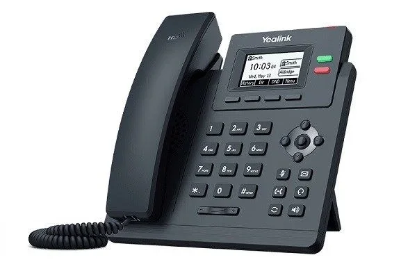 Yealink Telefonia Telefono T31 2 Cuentas Sip con PSU