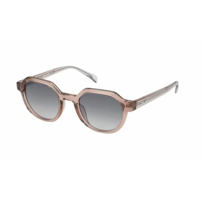 Zadig & Voltaire Zadig&Voltaire SZV363 Gafas, Shiny Peach Pink, 49 para Mujer